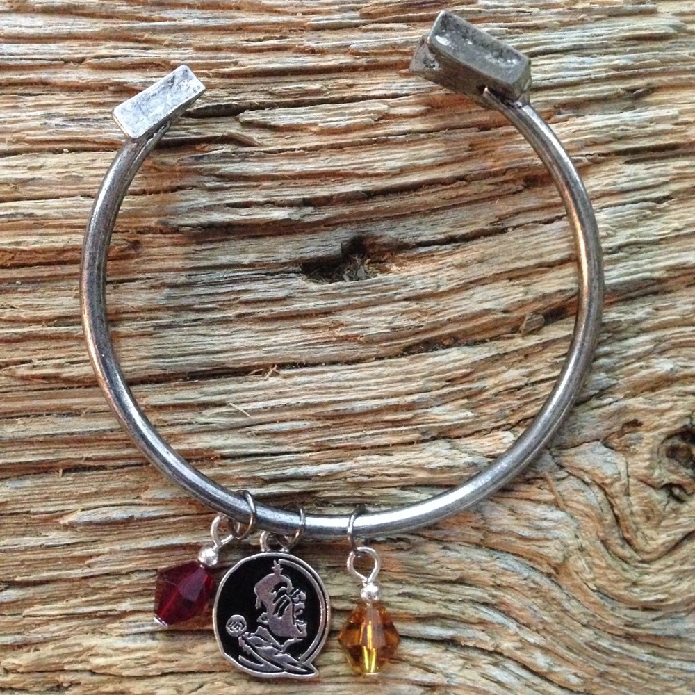 Arrow bracelet with FSU charms Florida State noles - Picture 1 of 5